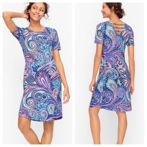 T by Talbots Ladder Back Paisley Confetti Dress
